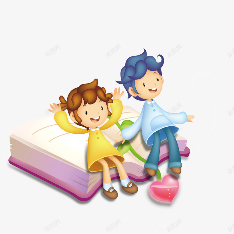 躺在书本上的孩子png免抠素材_新图网 https://ixintu.com 书本 儿童 儿童节素材 卡通元素