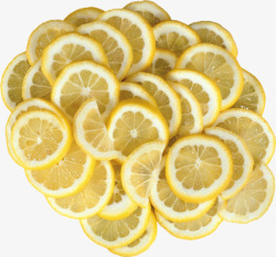 新鲜柠檬片素材