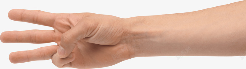 三个手指的手png免抠素材_新图网 https://ixintu.com 人体手部 人体素材 手 手指
