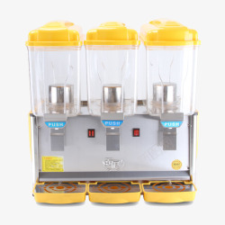 商用自助果汁机自动三缸冷饮机高清图片