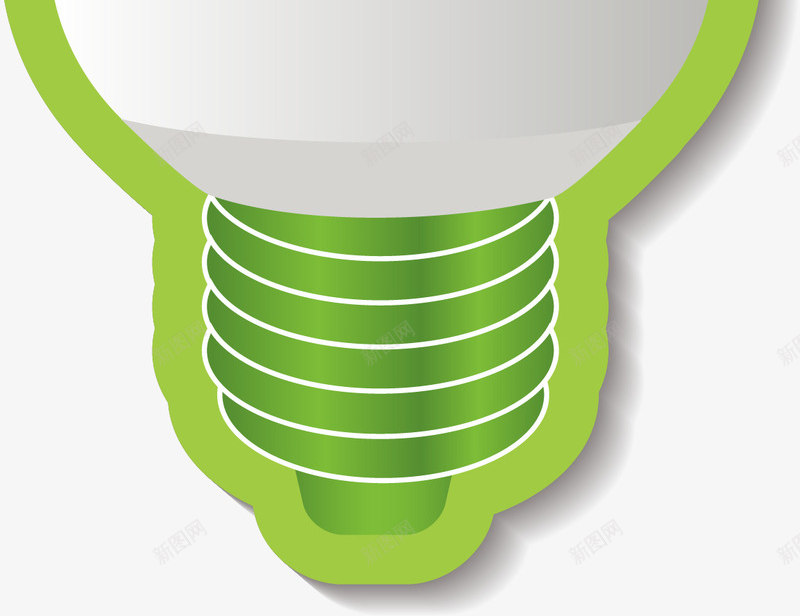 白色节能灯装饰图案png免抠素材_新图网 https://ixintu.com 免抠PNG 卡通 平面节能灯 灯泡 电能 白色节能灯 纸片灯泡 节约能源