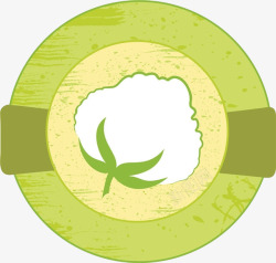 健康棉花标志绿色棉花高清图片