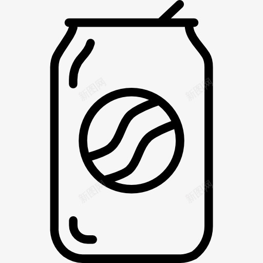 苏打图标png_新图网 https://ixintu.com 可乐 提神 罐 苏打 食品 食品和餐厅 饮料
