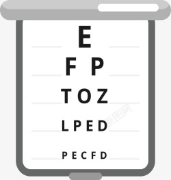 医院眼科视力检查素材