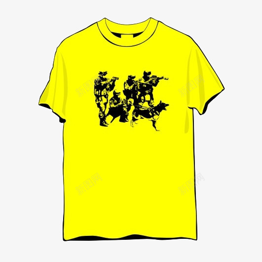 黄色上衣T恤png免抠素材_新图网 https://ixintu.com T恤 上衣 实物 手绘人物装饰 黄色