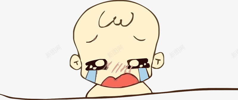 婴儿总是哭闹着png免抠素材_新图网 https://ixintu.com 卡通 哭闹 婴儿 婴儿哭 手绘
