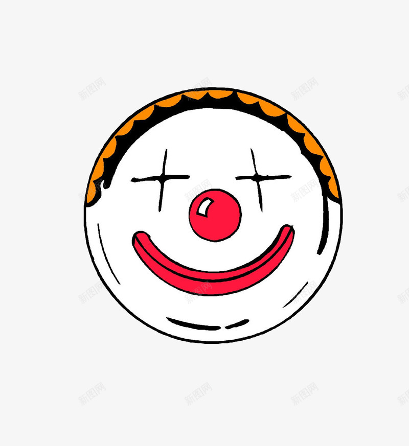 小丑头像png免抠素材_新图网 https://ixintu.com joker 头像 小丑 红鼻子