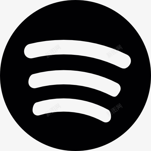 Spotify标志按钮图标png_新图网 https://ixintu.com Spotify音乐播放器 社交 社交网络 音乐