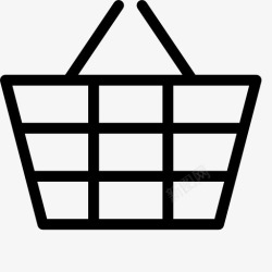 网上商店购物篮市场篮子图标高清图片