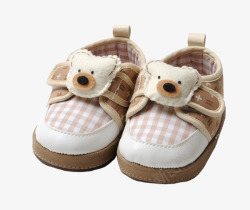 透气小熊婴儿鞋素材