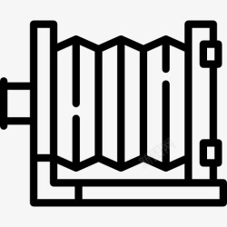 十九世纪第十九世纪的相机图标高清图片