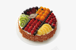 水果奶油蛋糕缤纷水果奶油蛋糕高清图片