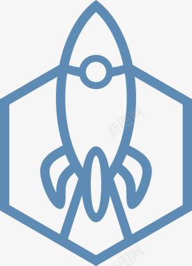 火箭logo图标图标