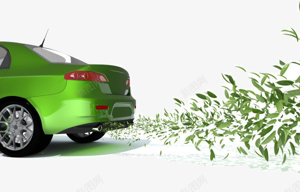 创意绿色环保汽车png免抠素材_新图网 https://ixintu.com 创意 汽车 环保 绿色