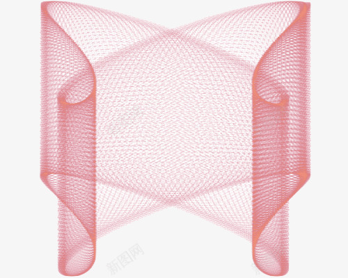 粉色线性构图png免抠素材_新图网 https://ixintu.com 构图 柔和 粉色 纱织 线性