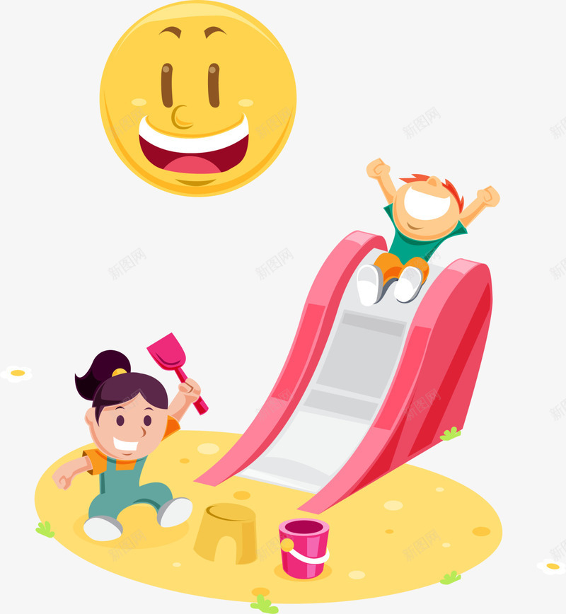 立体卡通沙滩孩子png免抠素材_新图网 https://ixintu.com 可爱孩子 夏天 夏日 沙堆 沙滩 沙滩孩子 海边 玩沙子 装饰图案