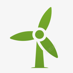 风车回收能源素材