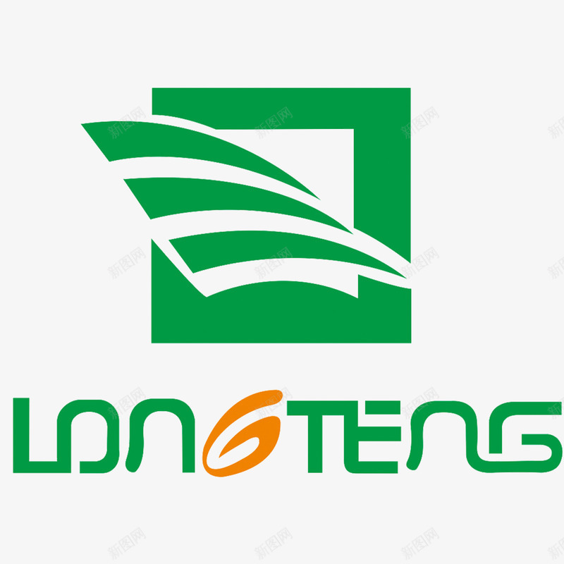 方形英文简约环保园林logo图标png_新图网 https://ixintu.com 园林logo 方形 简约 绿色 英文