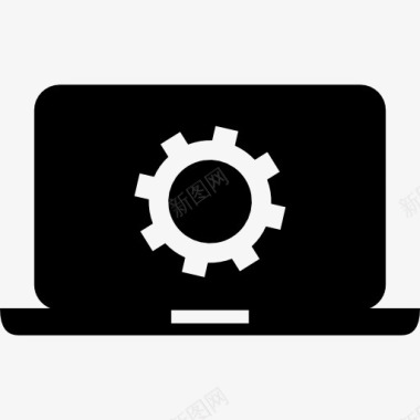 视频教程在笔记本电脑的屏幕图标图标