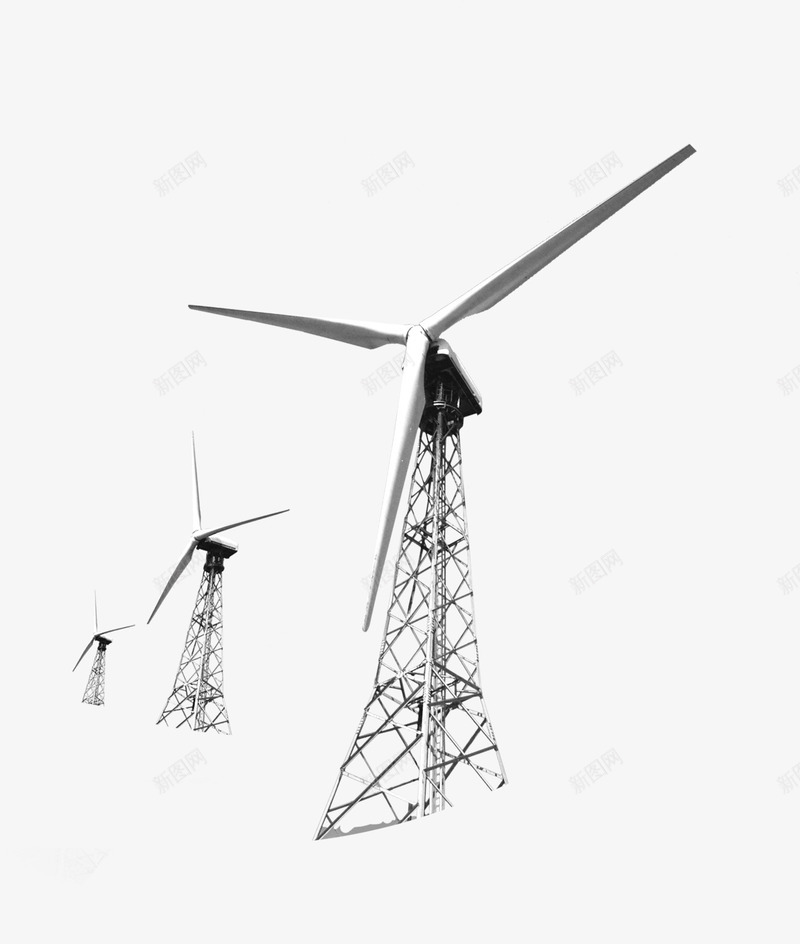 环保风力发电创意png免抠素材_新图网 https://ixintu.com 创意 发电 环保 风力