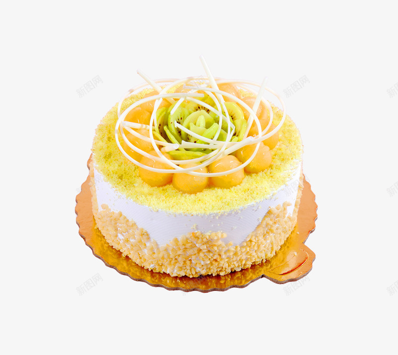蜜瓜坚果蛋糕png免抠素材_新图网 https://ixintu.com 产品实物 海报 甜品 甜点 生日 糕点 蛋糕