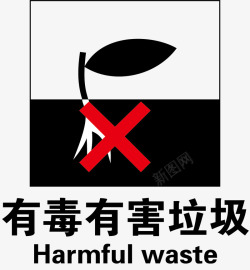 有毒垃圾环保标志高清图片