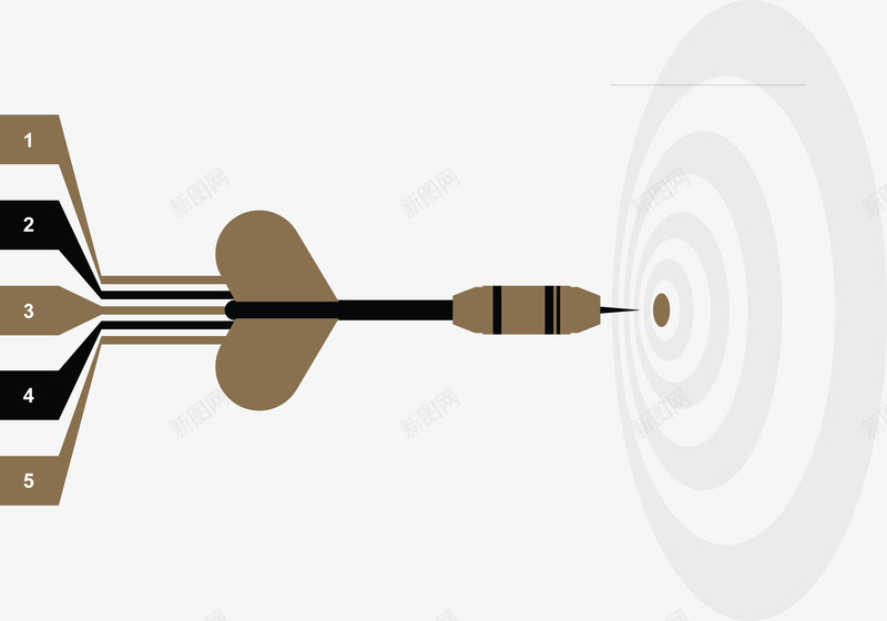 飞镖顺序流程图矢量图ai免抠素材_新图网 https://ixintu.com 创意几何 步骤目录 箭头 齿轮 矢量图
