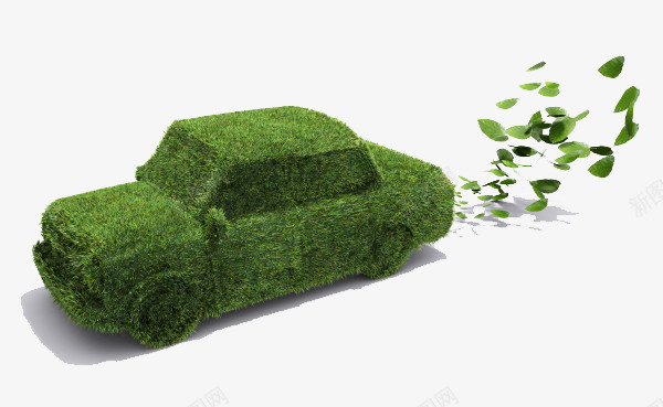 环保创意汽车绿色png免抠素材_新图网 https://ixintu.com 创意 汽车 环保 绿色
