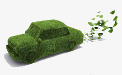 环保创意汽车绿色素材