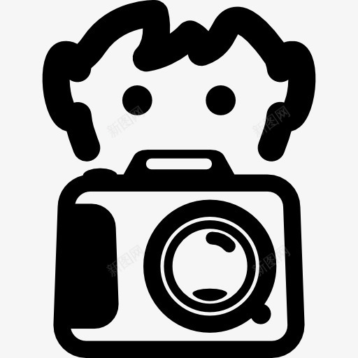男孩拍一张照片在照片的相机图标png_新图网 https://ixintu.com 人 以照片的图标 图片 摄影 照片 照片的相机 男孩 相机