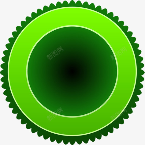 圆形绿色齿轮图案png免抠素材_新图网 https://ixintu.com 图案 圆形 绿色 齿轮