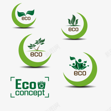 树叶logo图标图标