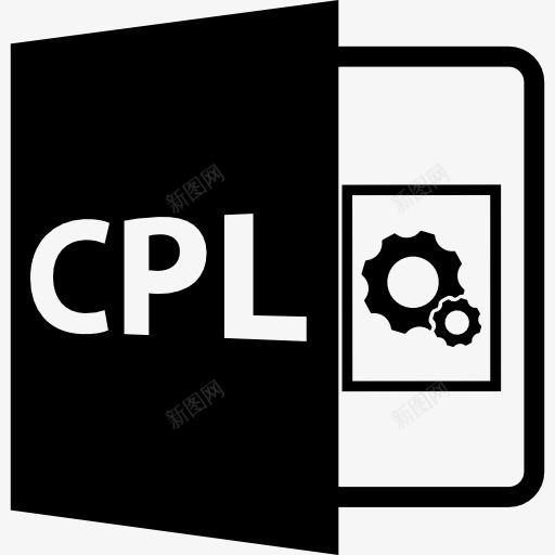 CPL文件格式与齿轮图标png_新图网 https://ixintu.com CPL CPL推广 CPL文件格式文件格式 CPL的变体 界面 齿轮