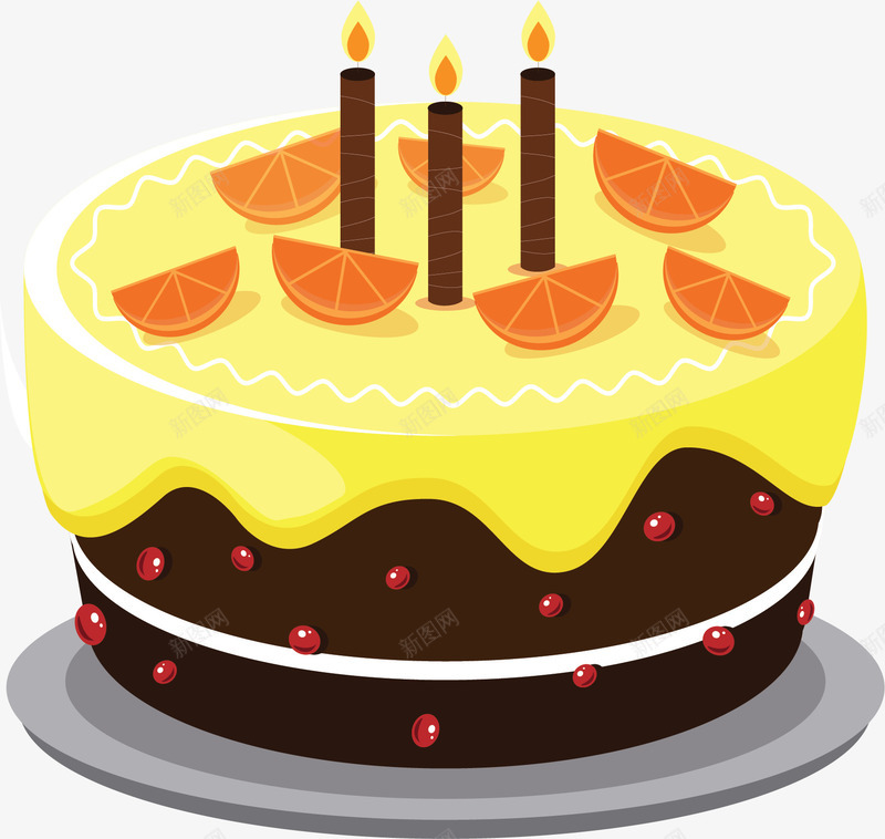 橙子装饰生日蛋糕矢量图ai免抠素材_新图网 https://ixintu.com 橙子 橙子蛋糕 水果蛋糕 生日蛋糕 矢量png 蛋糕 矢量图