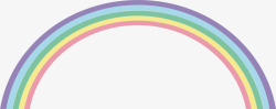 扁平化彩虹矢量图素材