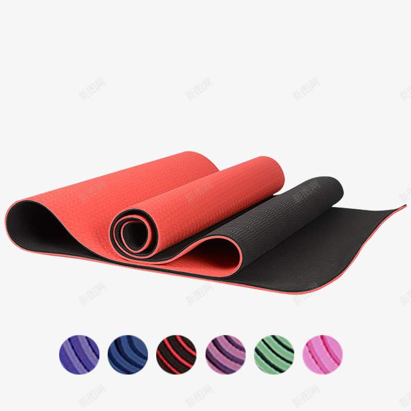 优质环保瑜伽垫png免抠素材_新图网 https://ixintu.com 产品实物 健身 天然橡胶 橡胶材质 环保 瑜伽垫 运动
