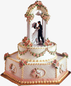 结婚生日蛋糕素材