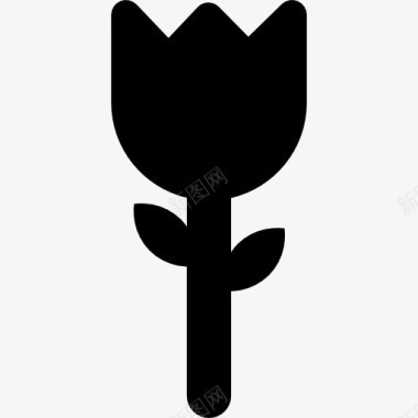 花卉剪影摄影界面符号图标图标