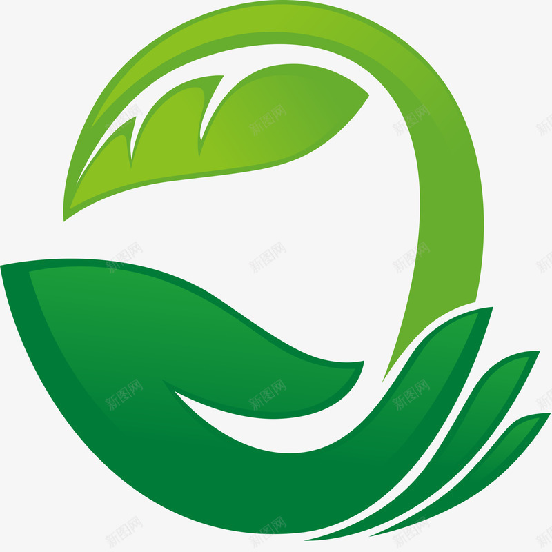 环保图标psd_新图网 https://ixintu.com 公益logo 环保 环境标志