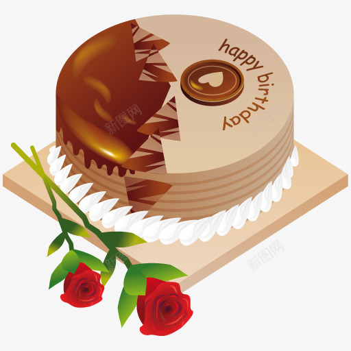 快乐的生日蛋糕图标png_新图网 https://ixintu.com birthday cake happy smile 微笑 快乐 生日 蛋糕