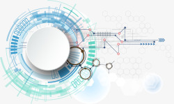 齿轮科技时尚线条素材