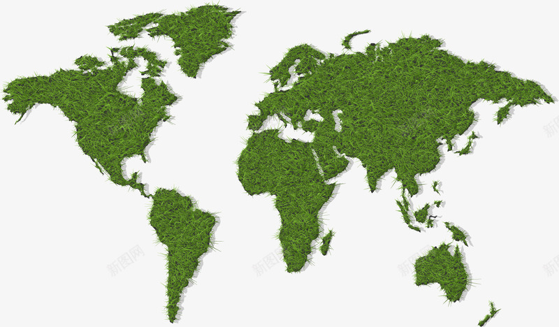 绿色清新环保地图矢量图ai免抠素材_新图网 https://ixintu.com 地图 清新 环保 绿色 矢量图