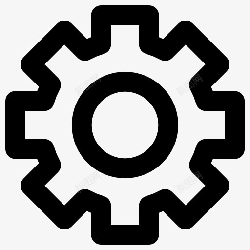 齿轮图标png_新图网 https://ixintu.com 工具 工具和器具 配置选项 齿轮