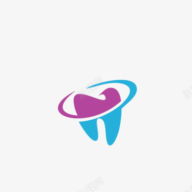 牙齿保健logo片图标图标