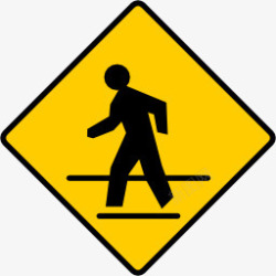 crosswalk路标志我们人行横道symbols-icons图标高清图片