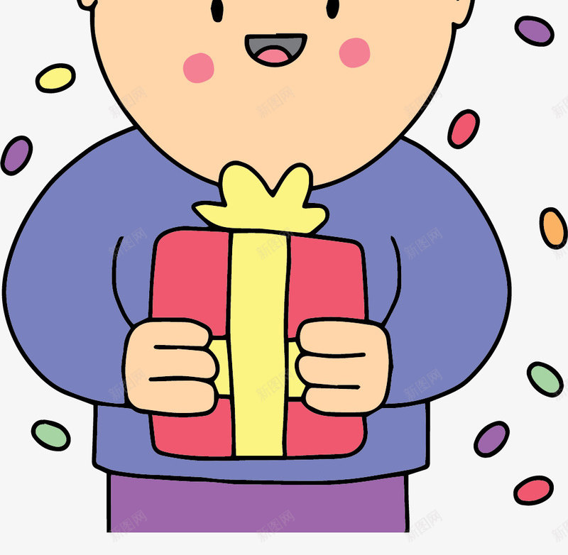 过生日的可爱男孩矢量图ai免抠素材_新图网 https://ixintu.com happyBirthday 可爱男孩 生日派对 矢量png 过生日 过生日男孩 矢量图