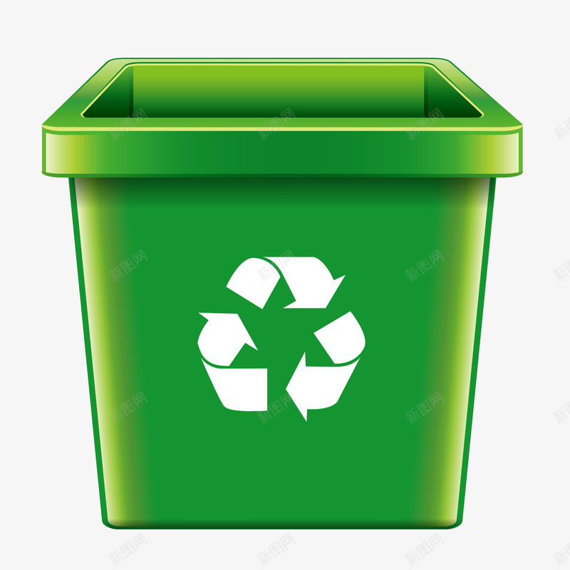 低碳环保标志垃圾桶png免抠素材_新图网 https://ixintu.com 低碳 再利用 再回收 垃圾桶 环保
