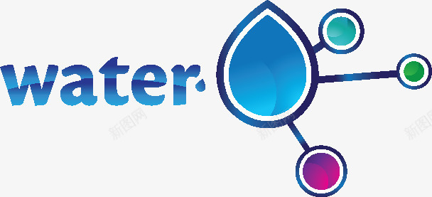 节约用水图标png_新图网 https://ixintu.com logo 图标 旅游 时尚 环保 科技 节能