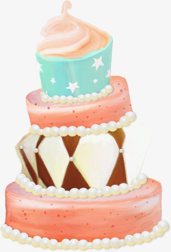 高层蛋糕高层生日蛋糕高清图片