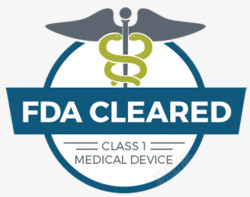 创意认证标志创意简约食品安全FDA认证标志高清图片